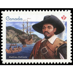 canada stamp 2969 mathieu da costa 2017