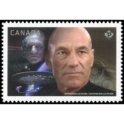 canada stamp 2987 captain picard vs locutus of borg 2017