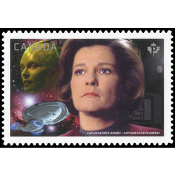 canada stamp 2989 captain janeway vs the borg queen 2017