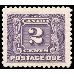 canada stamp j postage due j2a first postage due issue 2 1924 M VF 001