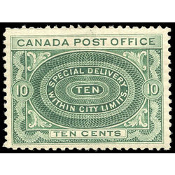 canada stamp e special delivery e1ii special delivery stamps 10 1898 M VF 001