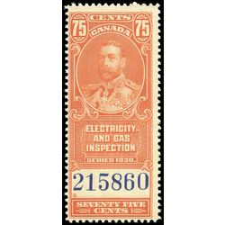 canada revenue stamp feg3 king george v 75 1930