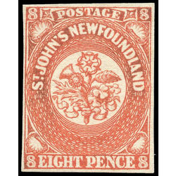 newfoundland stamp 8 1857 first pence issue 8d 1857 M VF 004