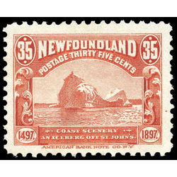 newfoundland stamp 73 iceberg 35 1897 M VFNH 001