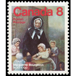 canada stamp 660v marguerite bourgeoys 8 1975