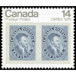 canada stamp 754i 10d jacques cartier 14 1978