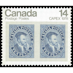 canada stamp 754i 10d jacques cartier 14 1978