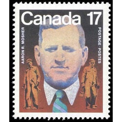 canada stamp 899i aaron mosher and workers 17 1981