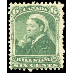 canada revenue stamp fb43 third bill issue 6 1868