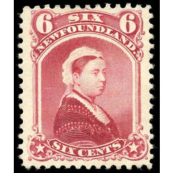 Newfoundland stamp 36 queen victoria 6 1894 m vf 001