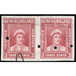 newfoundland stamp 255vi queen elizabeth 1941 M VF 001