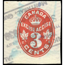 canada revenue stamp fch3 embossed cheque stamps 3 1915