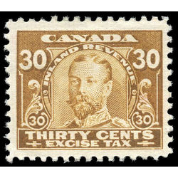 canada revenue stamp fx8 george v excise tax 30 1915