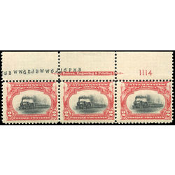 us stamp postage issues 295 fast express 2 1901 M NH 002