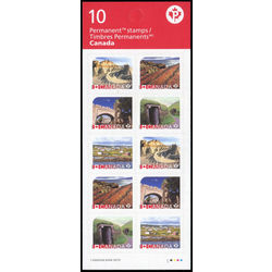 canada stamp bk booklets bk661 unesco world heritage sites in canada 2017