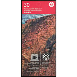 canada stamp bk booklets bk662 unesco world heritage sites in canada 2017