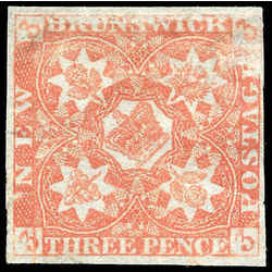 new brunswick stamp 1 pence issue 3d 1851 M FIL 004