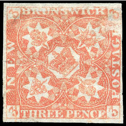 new brunswick stamp 1 pence issue 3d 1851 M FIL 004