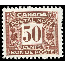 canada revenue stamp fps17 postal note scrip first issue 50 1932