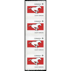 canada stamp 2561 calgary stampeders 2012 m vfnh strip 4