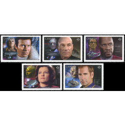 canada stamp 2986i 90i star trek year 2 captains 2017