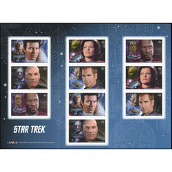 canada stamp bk booklets bk667 star trek year 2 captains 2017