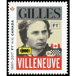 canada stamp 2992b gilles villeneuve 1950 1982 2017