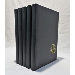 5 black used filux stock books