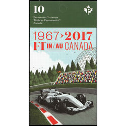 canada stamp bk booklets bk669 formula 1 in canada 2017