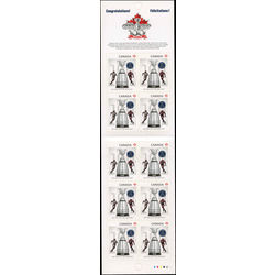 canada stamp bk booklets bk516 grey cup with toronto argonauts logo overprint 2012