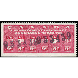 canada revenue stamp fu34 unemployment insurance stamps 1 08 1950