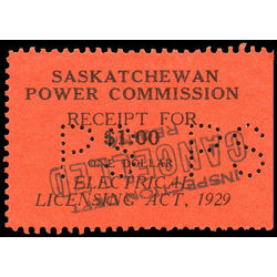 canada revenue stamp se8 saskatchewan electrical inspection 1 1929