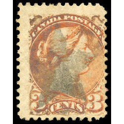 canada stamp 37 queen victoria 3 1873 U F 004