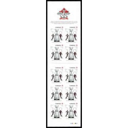 canada stamp bk booklets bk499 grey cup 2012