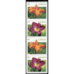 canada stamp 2528a daylilies orange and purple 2012 m vfnh strip 4