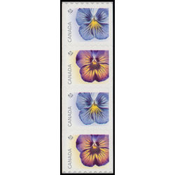 canada stamp 2811a pansies 2015 m vfnh strip 4