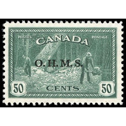 canada stamp o official o9 lumbering 50 1949 M VF 001