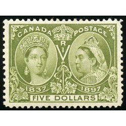 canada stamp 65 queen victoria diamond jubilee 5 1897 M VF 012