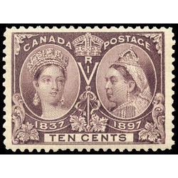 canada stamp 57 queen victoria diamond jubilee 10 1897 M VFNH 003