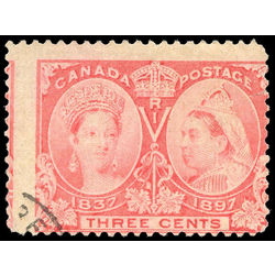 canada stamp 53i queen victoria diamond jubilee 3 1897 U F 001