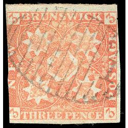 new brunswick stamp 1 pence issue 3d 1851 U F 005