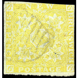 new brunswick stamp 2 pence issue 6d 1851 U F 004