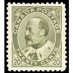 canada stamp 94 edward vii 20 1904 m vf 005