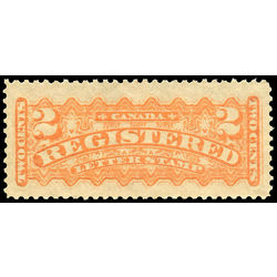 canada stamp f registration f1 registered stamp 2 1875 M VFNH 004