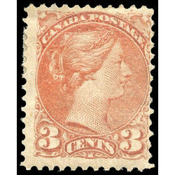 canada stamp 37b queen victoria 3 1870 M F 002