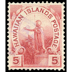 us stamp postage issues hawa76 statue of kamehameha i 5 1894