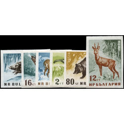 bulgaria stamp 1004 9 animals 1958