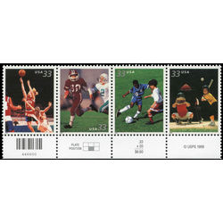us stamp postage issues 3402a youth team sports 2000