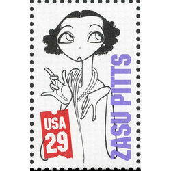 us stamp postage issues 2824 zasu pitts 29 1994