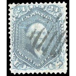 us stamp postage issues 70b washington 24 1861 U VG 001